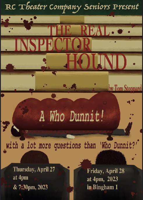 The Real Inspector Hound - Play Poster